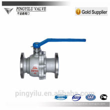 stainless steel ball valve PN 16 flange end